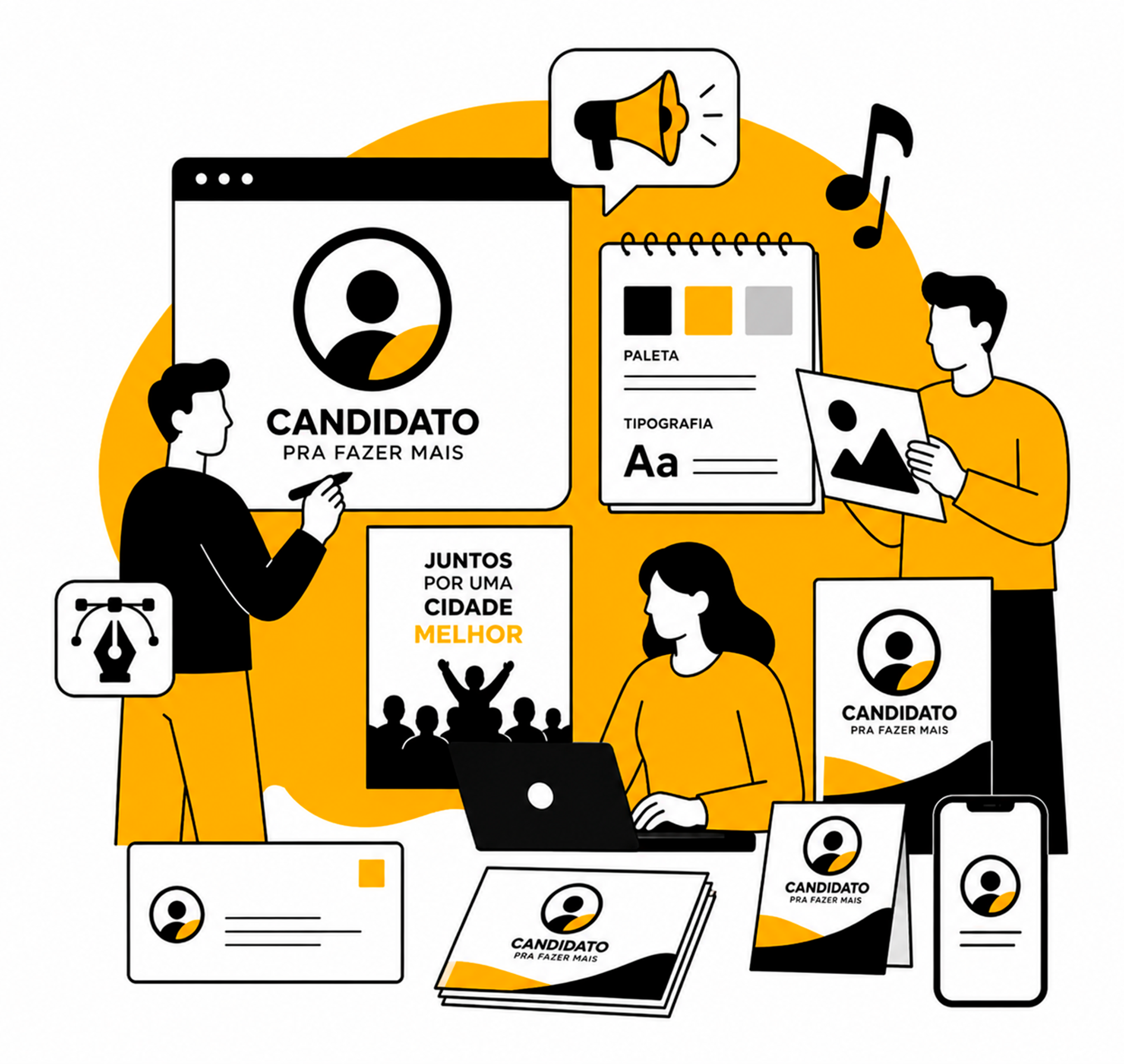 Identidade e Comunicação de Campanha